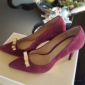MICHAEL KORS SUEDE HEELS